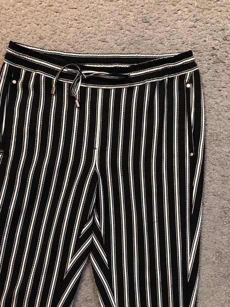Pásikavé nohavice, h&m,36