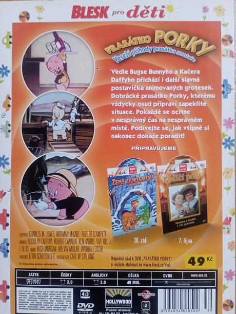 Dvd prasiatko porky (séria bugs bunny a priatelia),