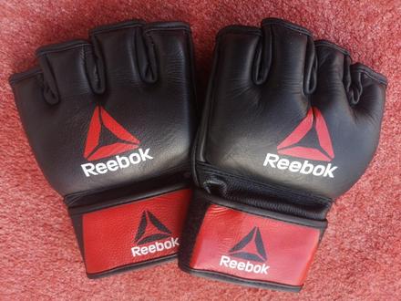 Reebok combat mma kožené rukavice veľkosť l, l
