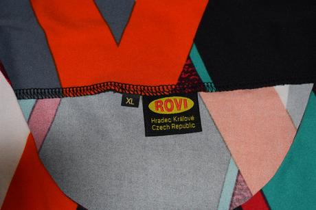 Farebné šaty rovi, veľ.xl, xl
