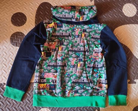 Hand made mikina minecraft, 134