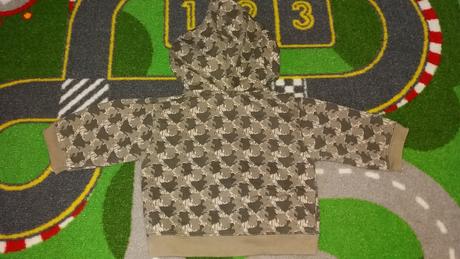 Maskáčová mikina, baby,62