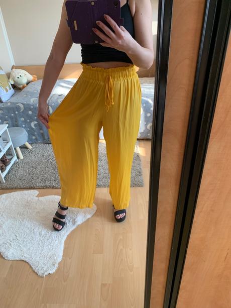 Letné široké nohavice, 38