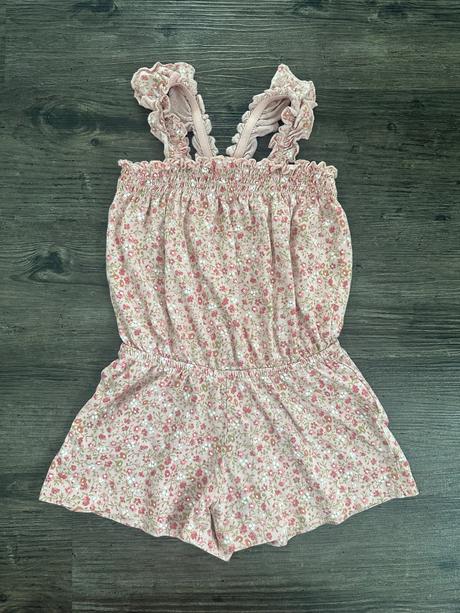 Letný overal s riasenými ramienkami, lindex,98