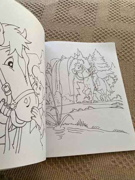 Omaľovánky kone kôň veľký formát veľké obrázky,