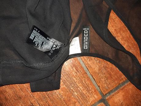 Priehľadné tričko, h&m,38