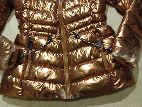 Desigual metalická zimná bunda, desigual,m