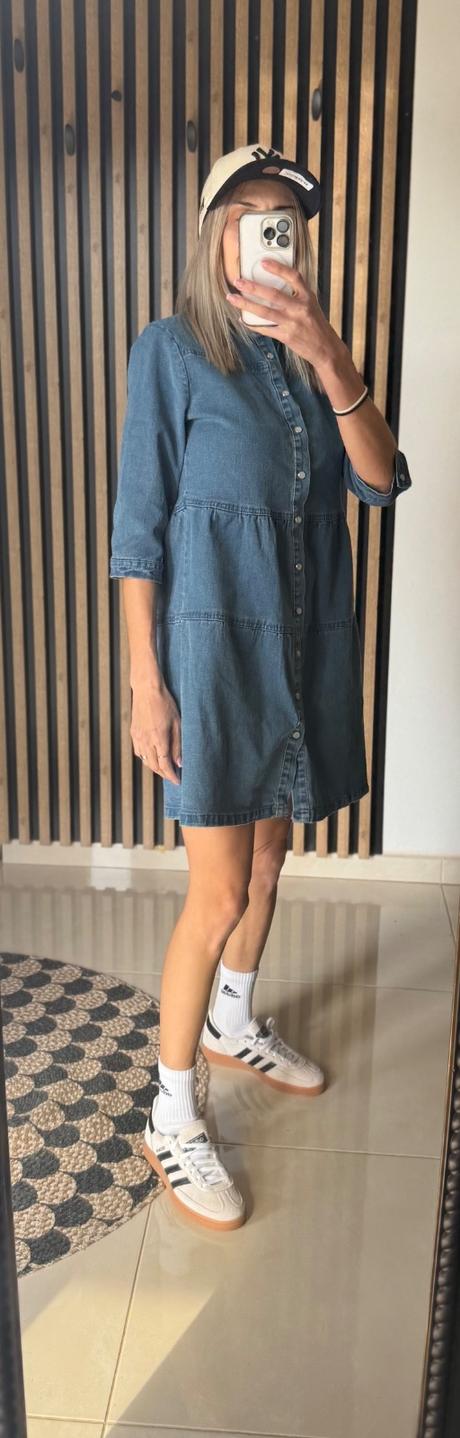 Denim šaty, xs