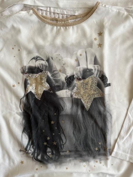 128 zara tričko pre dvojičky, 128