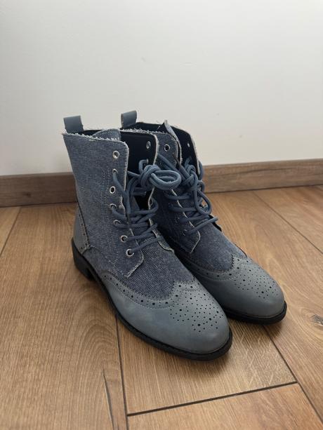 Šnurovacie denim topánky, 38