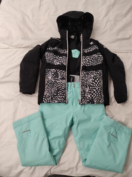 Detská lyžiarska bunda dare 2b, 140