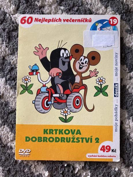 Dvd krtkova dobrodružství 6ks, 