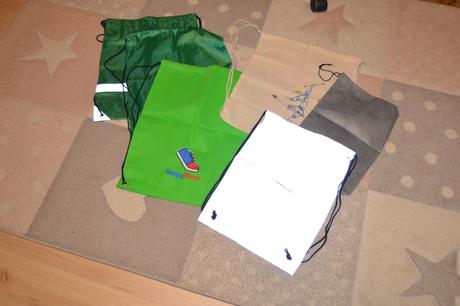 Detské vrecká rôzne veľkosti 6ks,