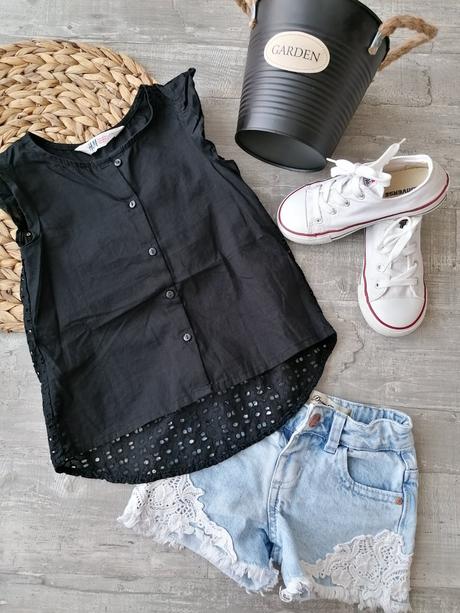 Čipkovaná tunika h&m 104, h&m,104