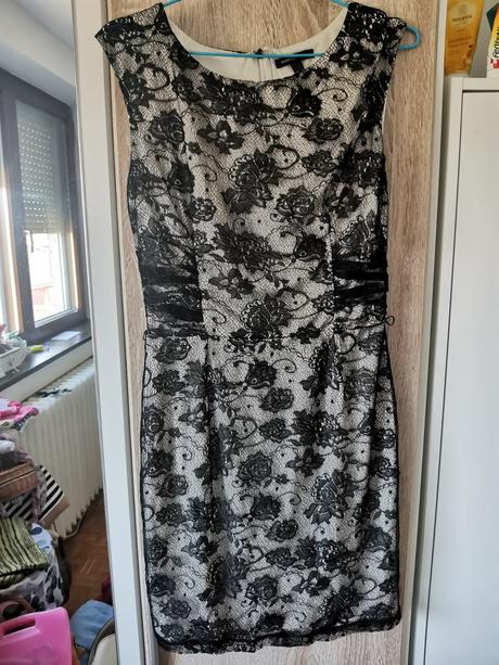 Čipkované šaty, mango,m