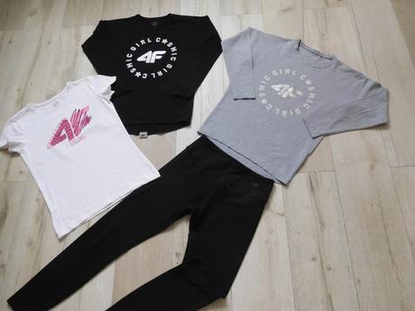 4f  tričká bavlnené+legíny,  158v, alebo s,, 158–170