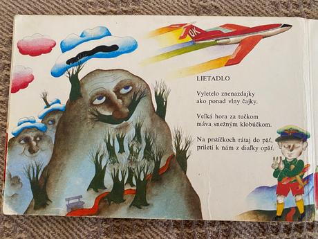 Retro staré leporelo všetko letí čo má krídla 1982,