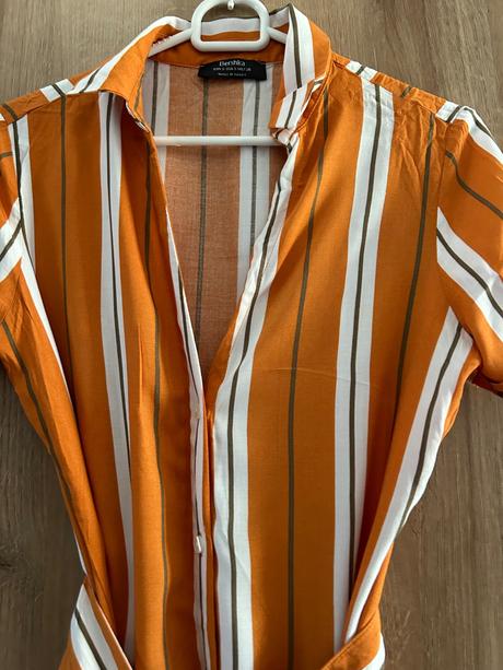 Košeľové šaty, bershka,s