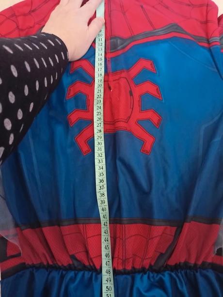 Kostým spiderman v. 146 + doplnky, 