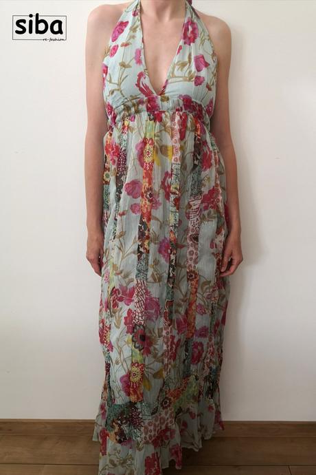 Maxi šaty river island s odhaleným chrbtom, river island,m