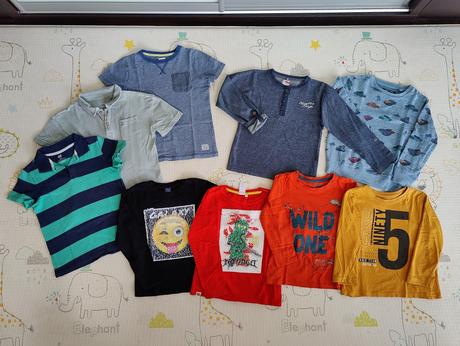 Sada tričiek pre chlapca 4-6 rokov, 110