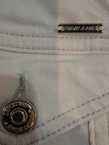 Biela dzinsova vesta, orsay,s