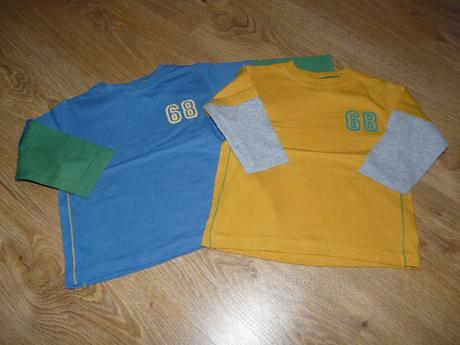 Next farebné tričká 2ks, next,80