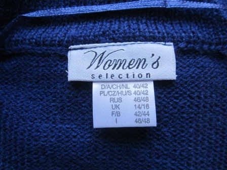 Kardigán / dlhší sveter na gombíky, xl