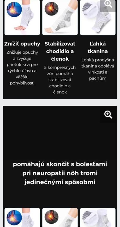 Kompresné ponožky l/xl,