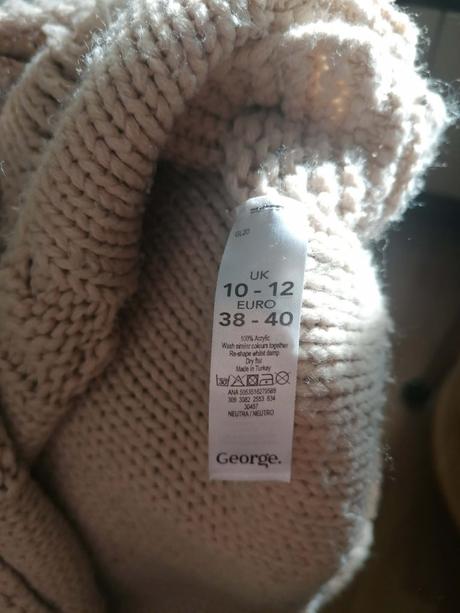 Pletené pončo, george,40