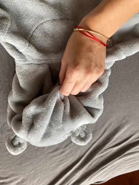 Mikina flísová s uškami, f&f,80