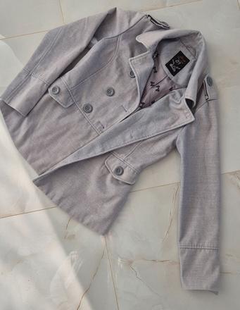 Sivý kabátik, xs