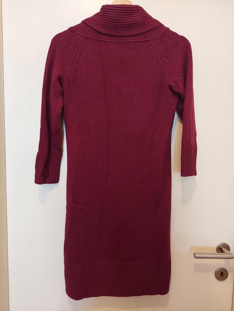 Svetrove saty h&m bordovofialove, vel. s, h&m,s