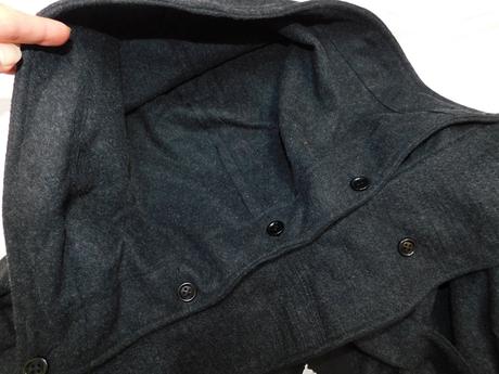 Luxusne panske vlnene glamurne pončo/kabat, l / m / s / xl