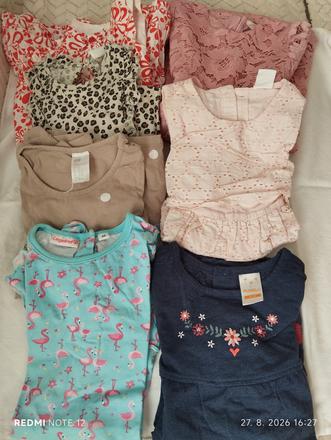 Dievčenske šatky, h&m,98