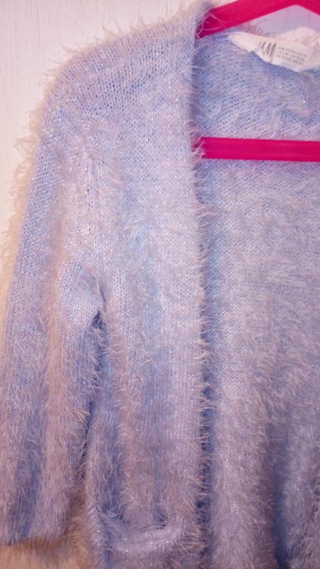 Dlhý sveter h&m len oprany, h&m,104