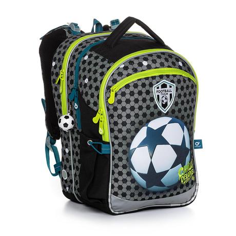 Školský batoh topgal futbalovy motív + peračník (2,