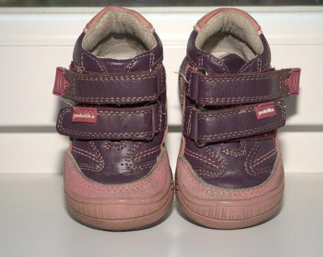 Kožené topánočky na suchý zips, protetika,19