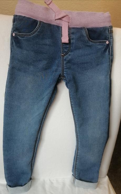 Dievčenské rifľové nohavice, f&f,98