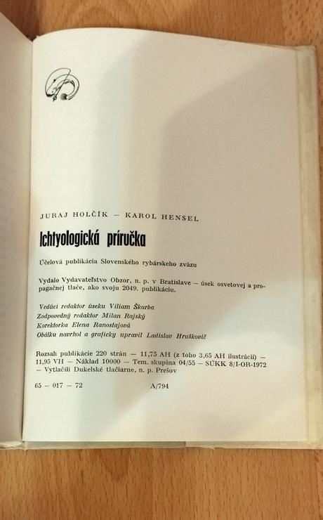 Ichtyologická príručka,