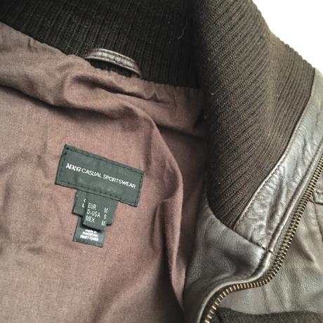 Mango kožená vesta, mango,m