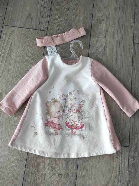 Krásne šatočky s čelenkou, mayoral,80