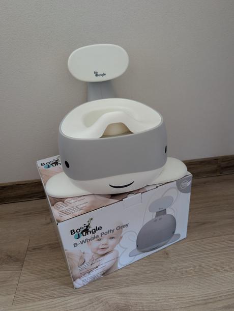 Bo jungle nočník b-whale potty grey,