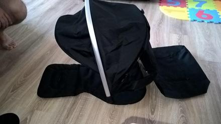 Nová slnečná clona oyster lite +podložka do kočíka,