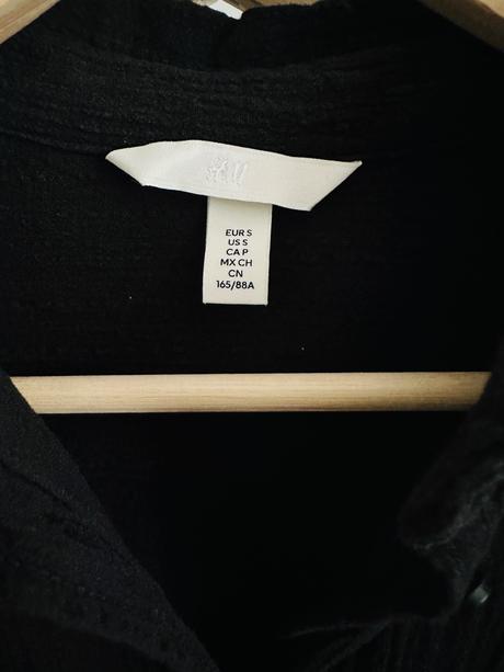 Čierna košeľa hm, h&m,s