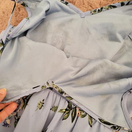 Xs/s dlhe modre saty, h&m,xs