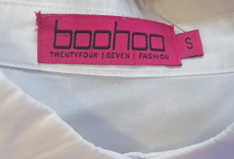 Biela dlhšia košeľa, 