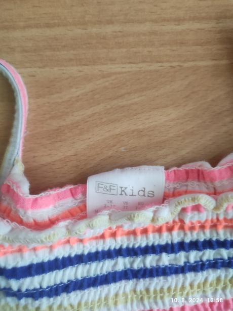 Letný overal pre dievčatko 98, f&f,98