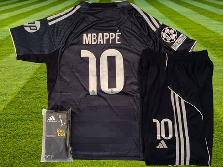Dres mbappe real madrid cf darkblue/black 115-125, adidas,104 / 110 / 116