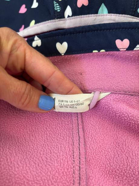 Softshell bunda h&m 116 + nohavice 110, h&m,116